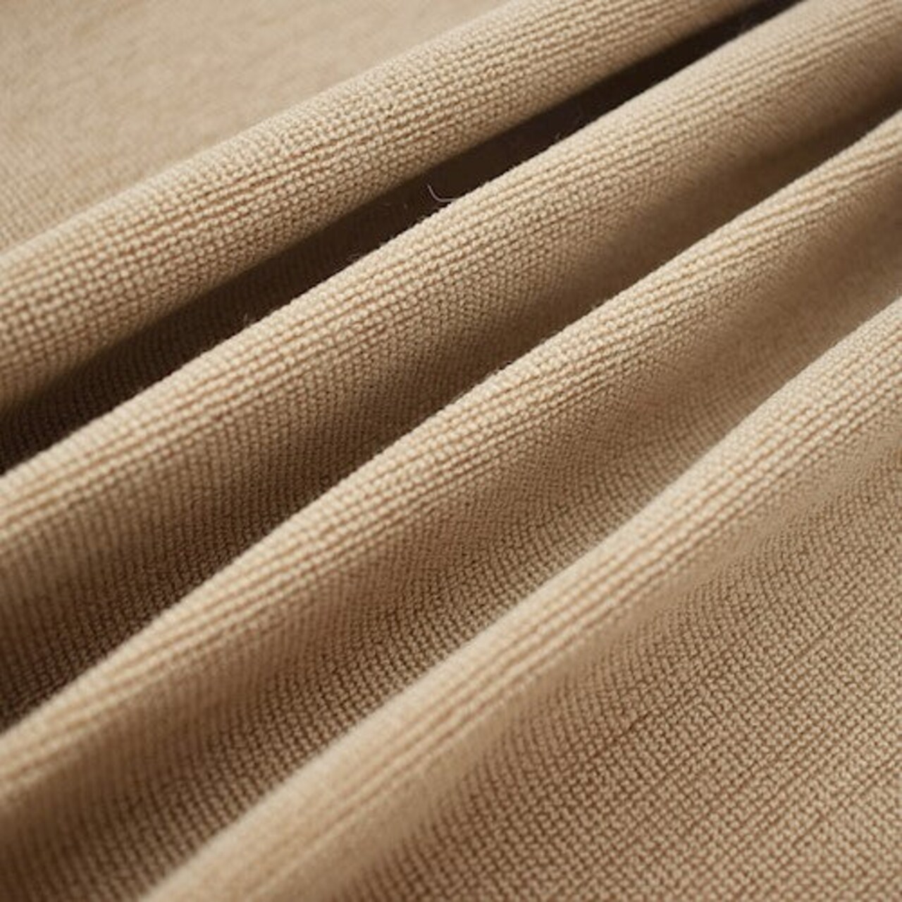 Beige Wool Blend Grospoint Woven Decorating Fabric By the Yard